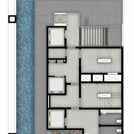 Implantação Rooftop - Apartamento em Moema, São Paulo
