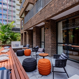 Lounge Externo - Apartamento em Moema, São Paulo