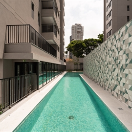 Piscina - Apartamento em Brooklin, São Paulo