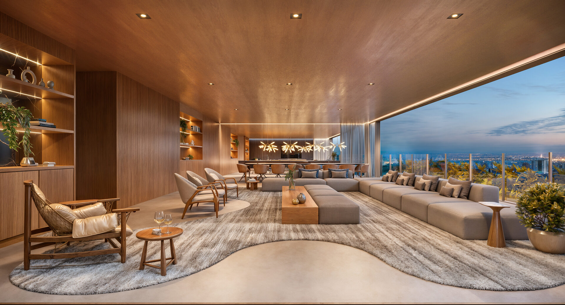 Apartamento 450m²- Living