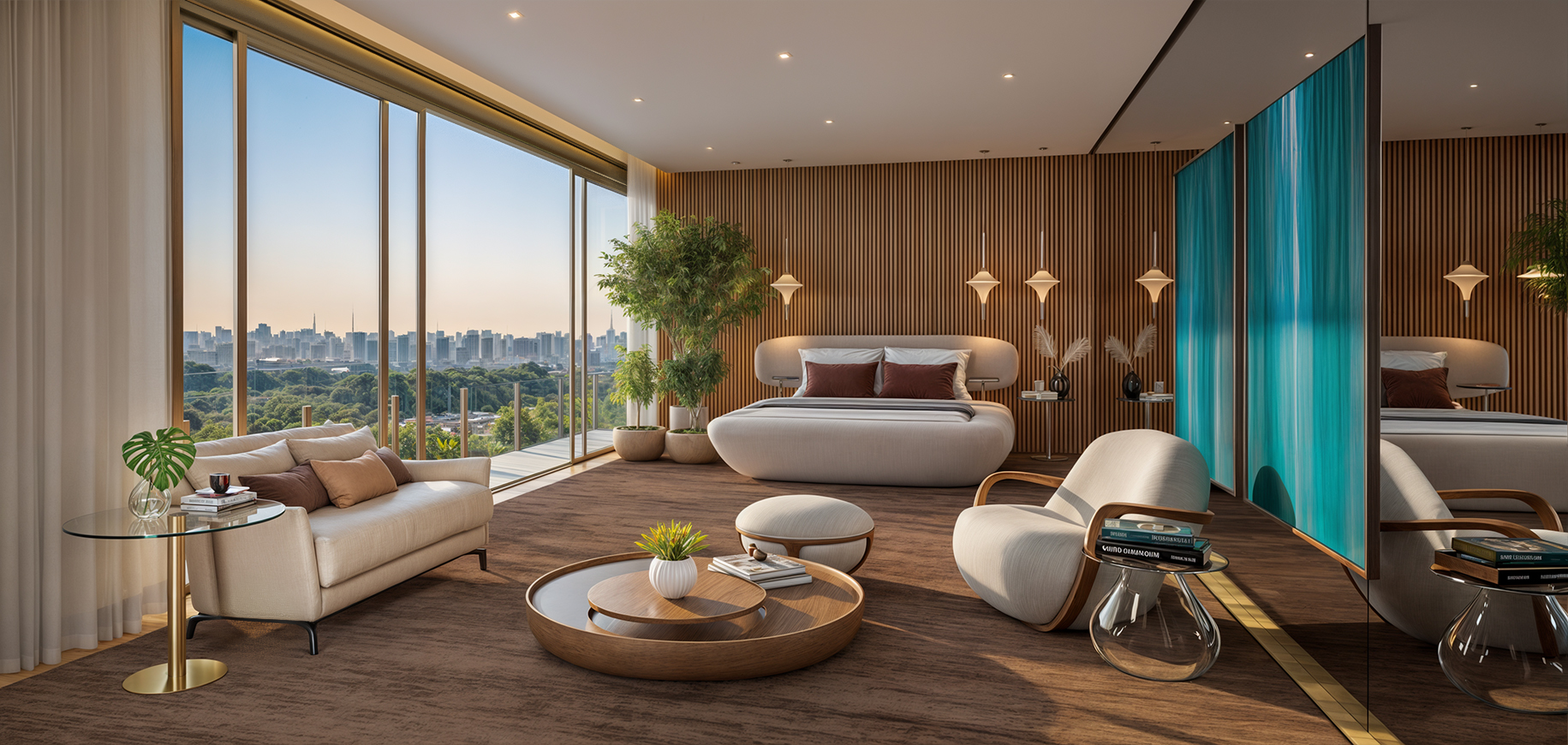 Triplex 1000m² - Suíte