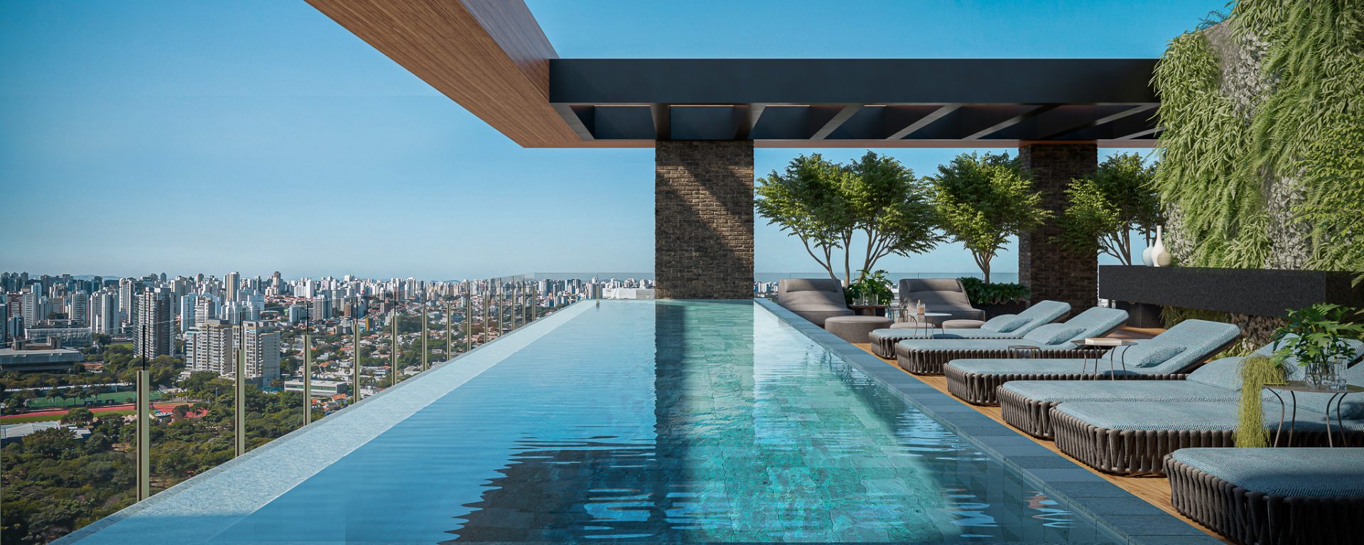 Triplex 1184m² - Piscina — Vista Parque Ibirapuera